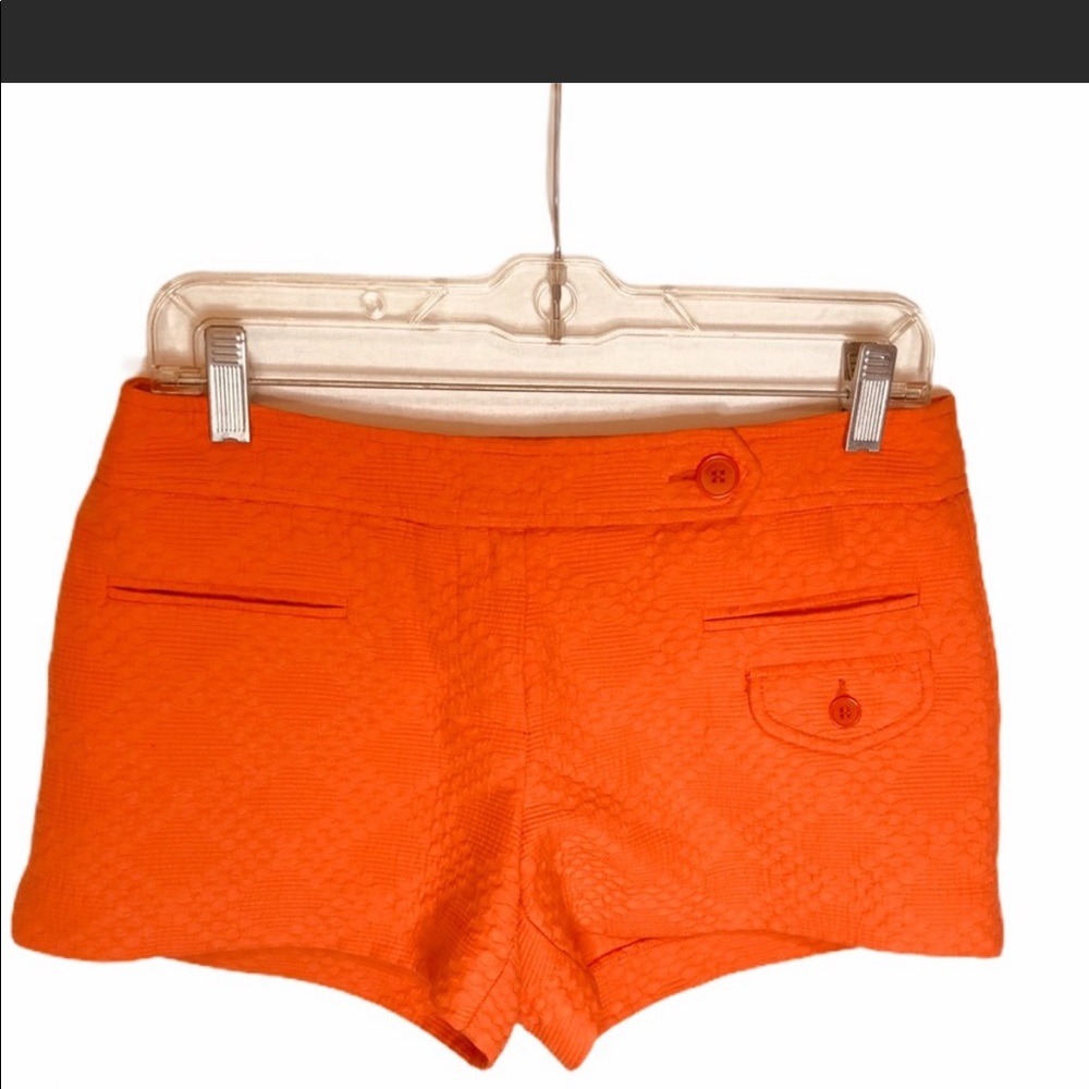 Orange Trina Turk Shorts